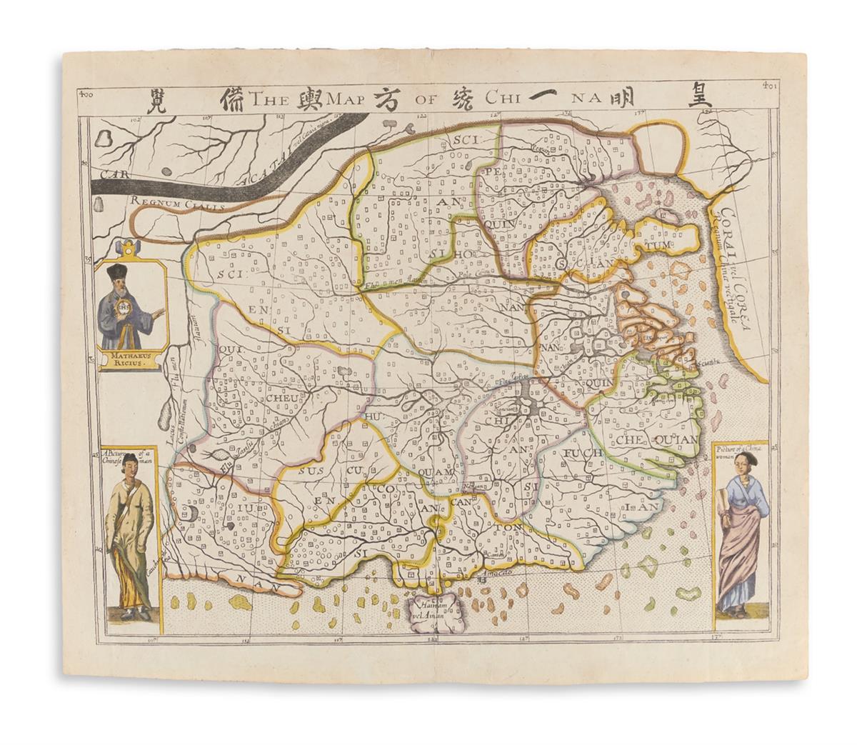 PURCHAS, SAMUEL. The Map of China.